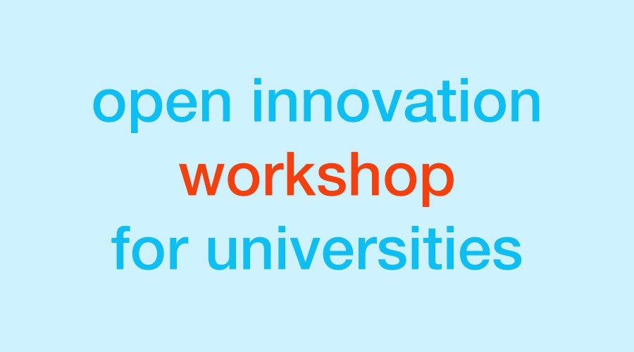 open innovation workshop university
